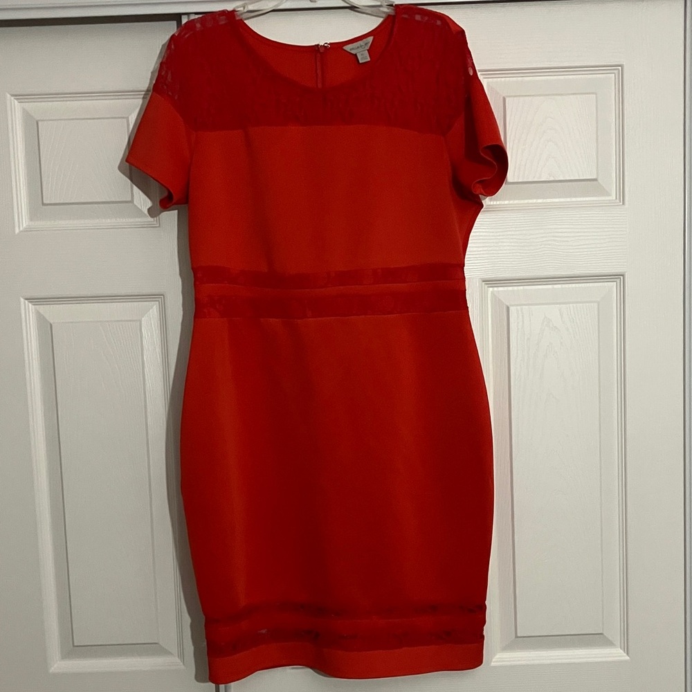 Elegant Belle & Sky Red Dress size XL NWOT